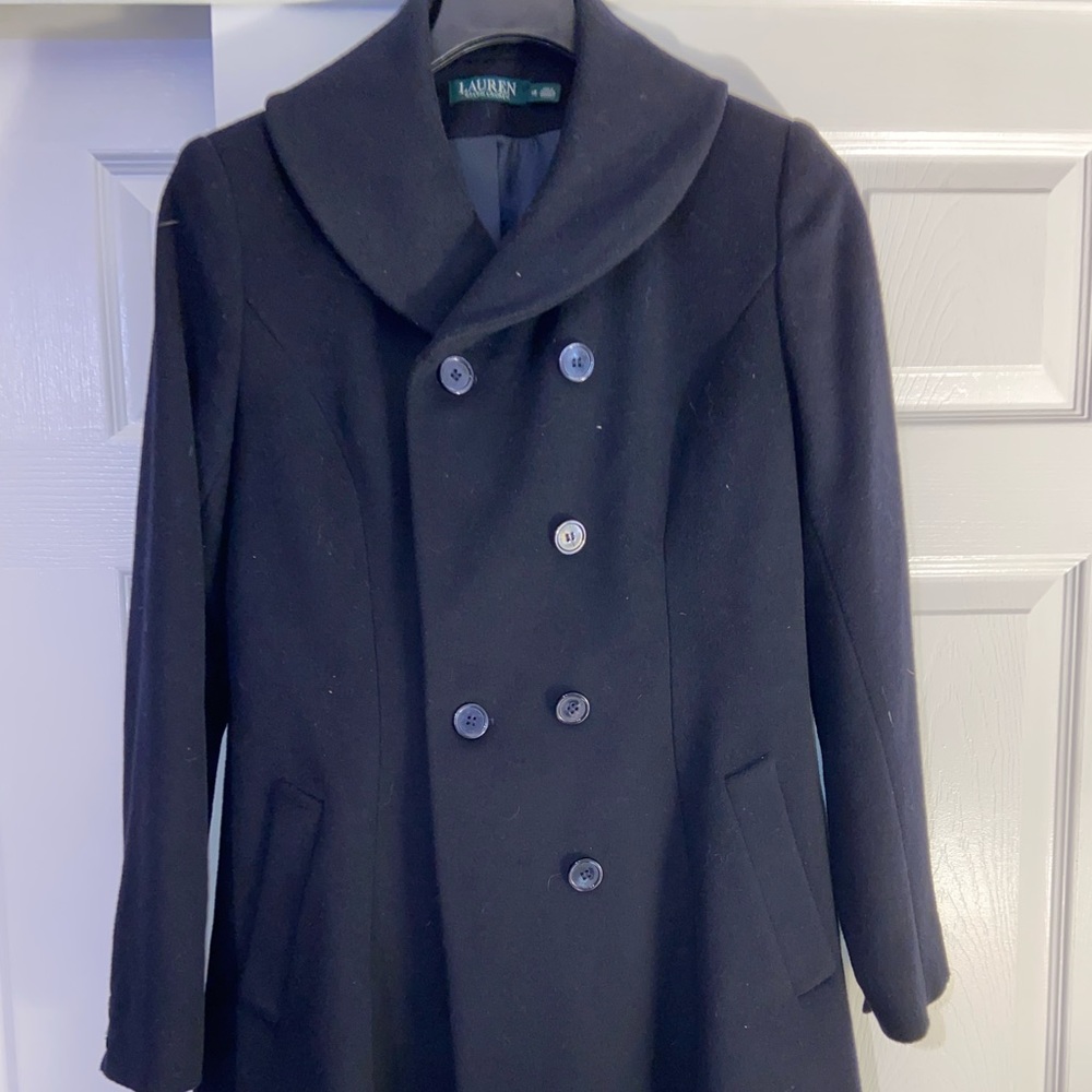 Vintage Polo Ralph Lauren Pea Coat, Womens, Size 12, FLAWLESS